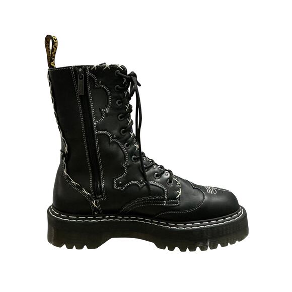 Dr. Martens Jadon Hi Boot Gothic Americana Leather Platforms Black Men’s Size 14 main image 7